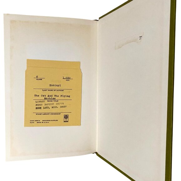 The Cat and the Flying Machine Hardcover Laszlo Kubinyi Middle Grade Fiction - Picture 7 of 7